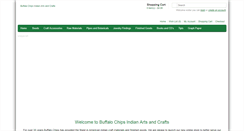 Desktop Screenshot of buffalochipsindianart.com